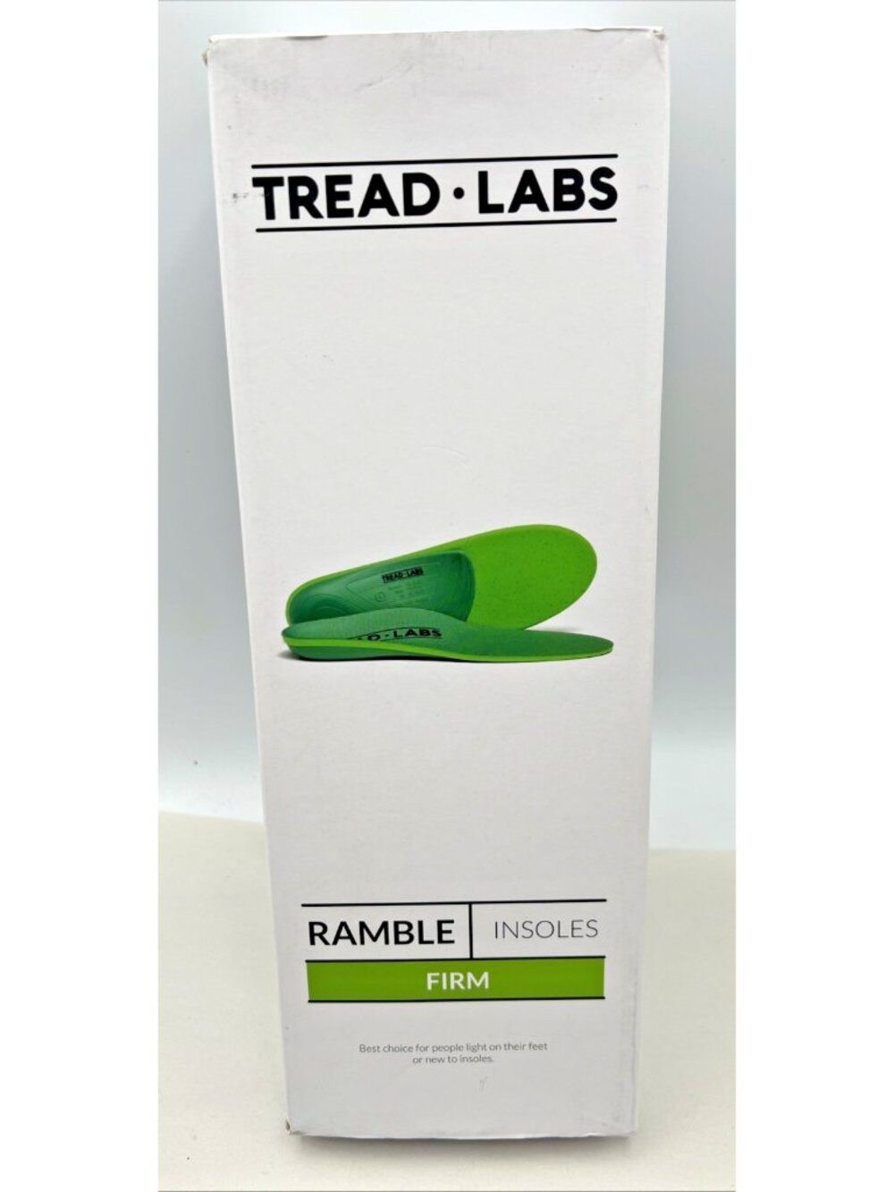 Tread Labs Ramble Orthotic Insoles Firm Medium Arch Support Men 12-12.5
